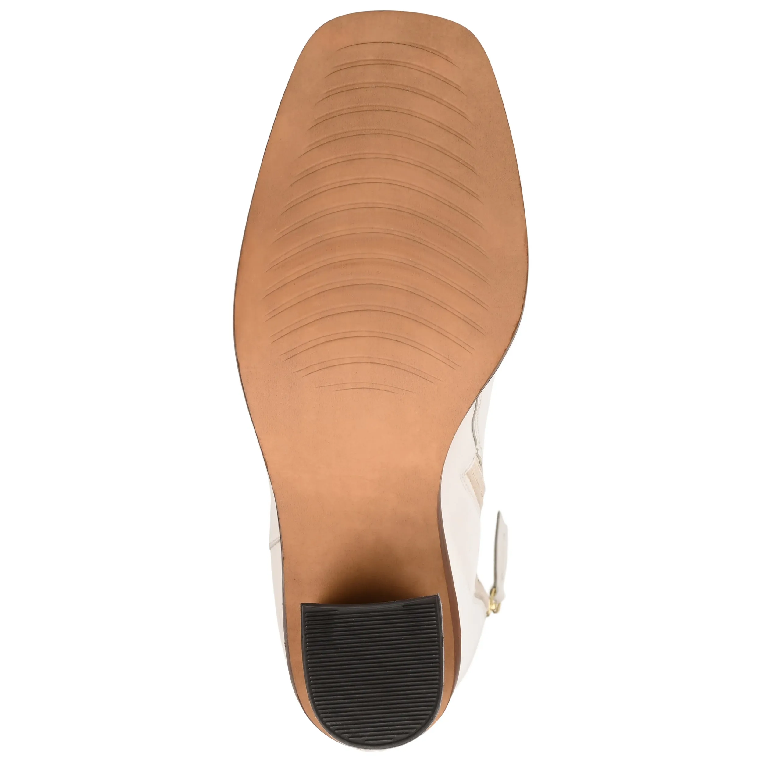 Journee Signature Extra Wide Calf Women's Genuine Leather Tru Comfort Foam Tamori Boot