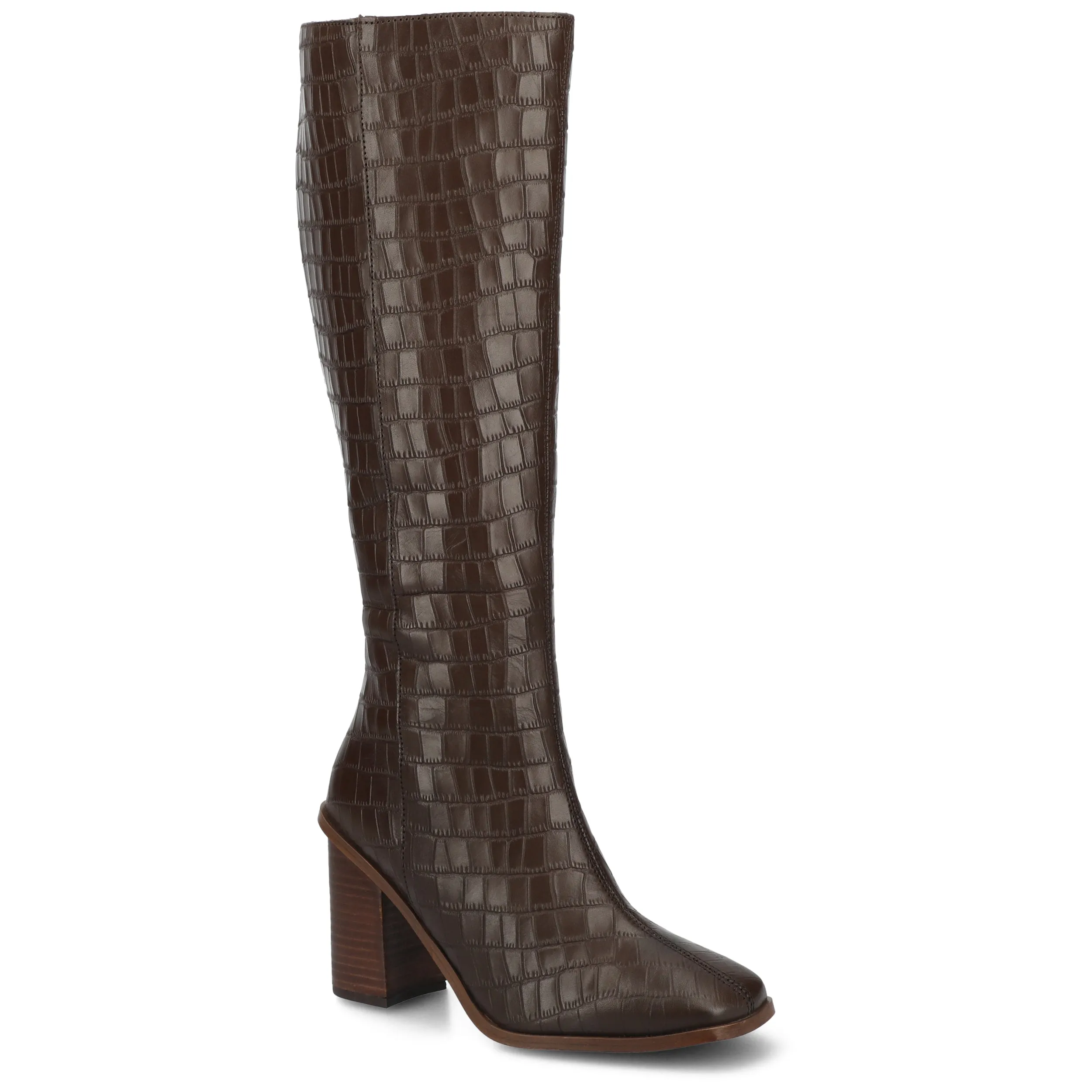 Journee Signature Extra Wide Calf Women's Genuine Leather Tru Comfort Foam Tamori Boot