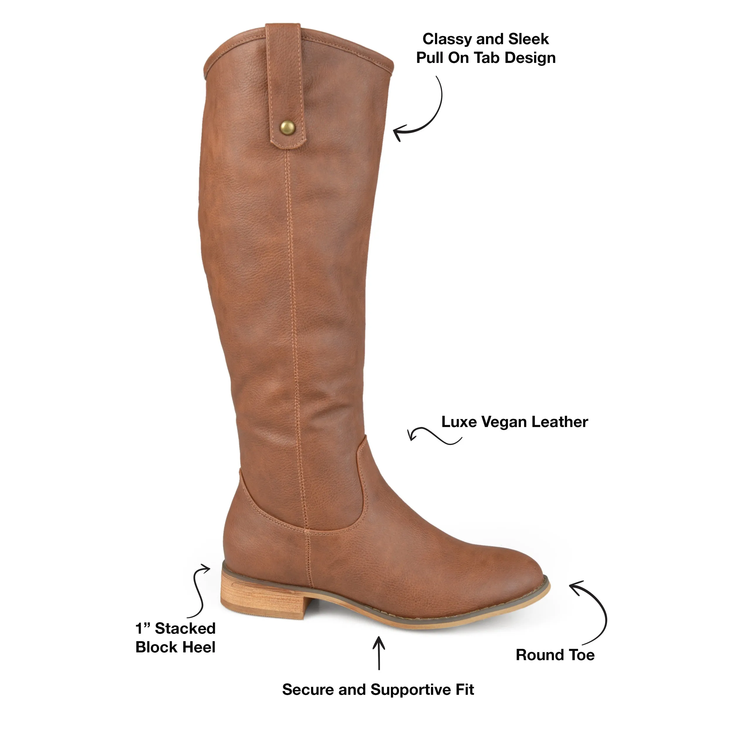 Journee Women's Extra Wide Calf Taven Boot