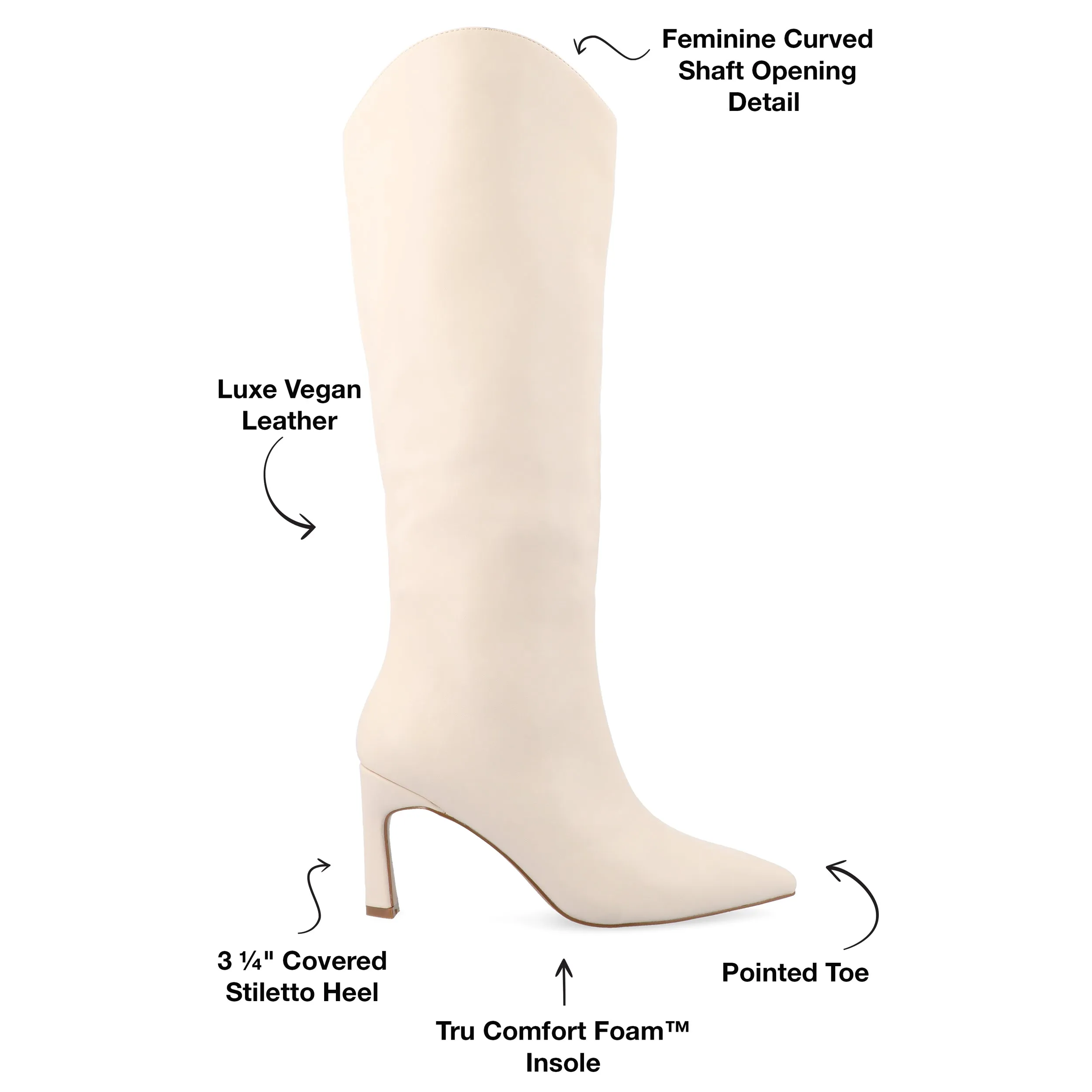 Journee Women's Tru Comfort Foam Rehela Wide Width Wide Calf Boots