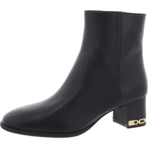 June Flex Mid Womens Leather Ankle Booties