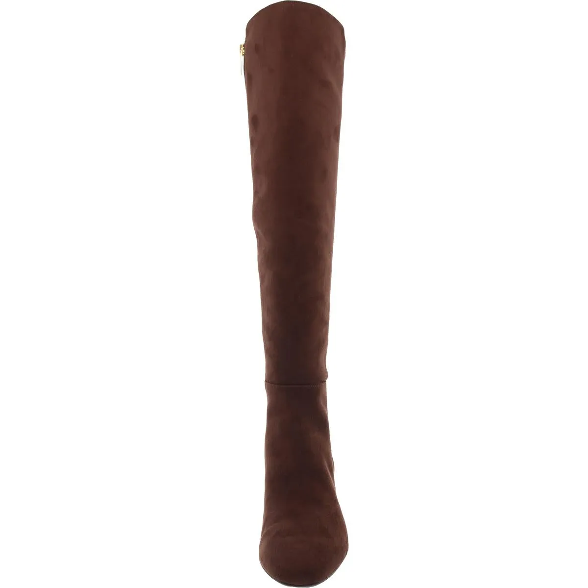 June Womens Zip Up Slip On Knee-High Boots