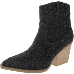 Kady Womens Rhinestone Synthetic Cowboy, Western Boots