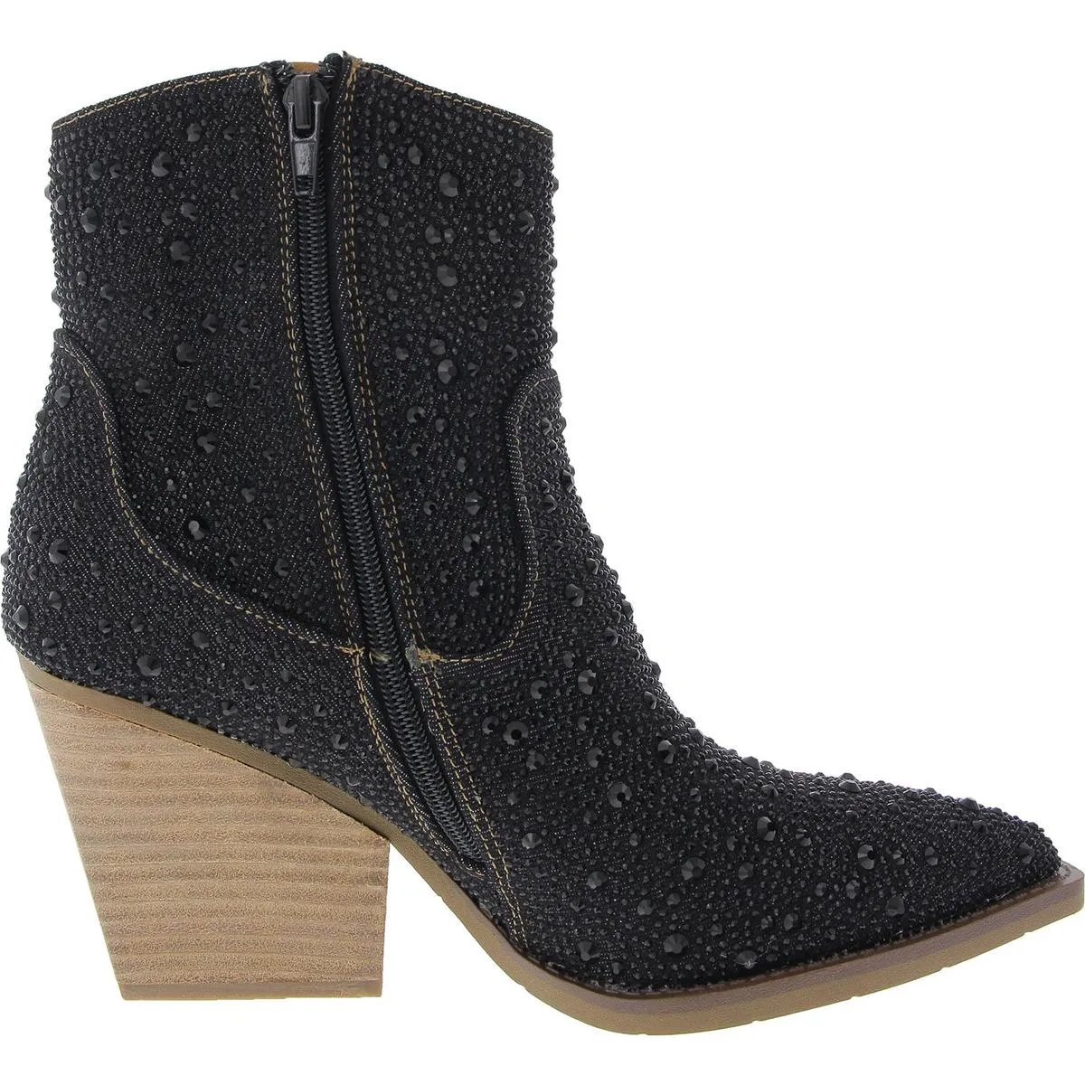 Kady Womens Rhinestone Synthetic Cowboy, Western Boots