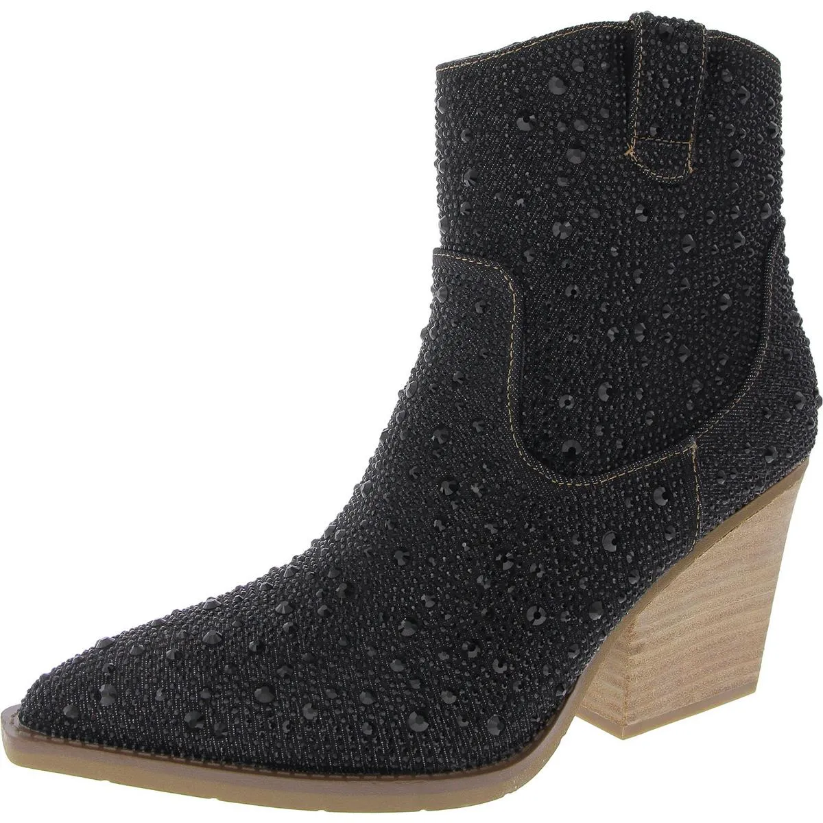 Kady Womens Rhinestone Synthetic Cowboy, Western Boots