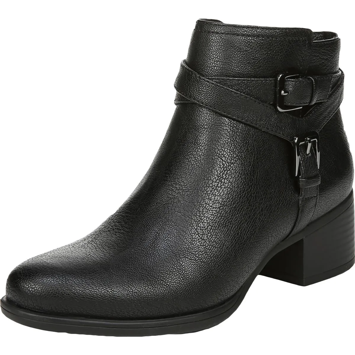 Kallista Womens Faux Leather Booties Ankle Boots