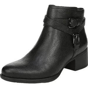 Kallista Womens Faux Leather Booties Ankle Boots