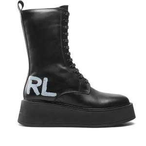 KARL LAGERFELD LONG BLACK BOOTS