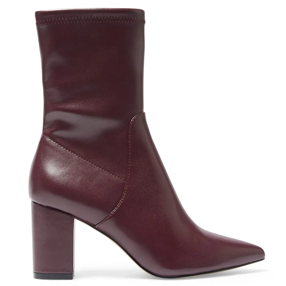 Karly Boot in Wine