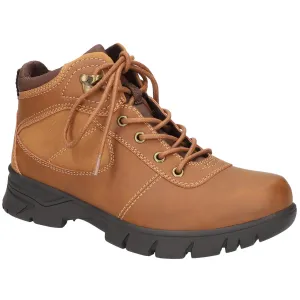 Kayla Womens Lace-Up Faux Leather Work & Safety Boots