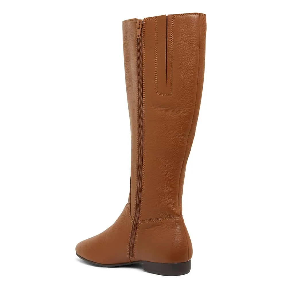 Keaton Boot in Mid Brown Leather