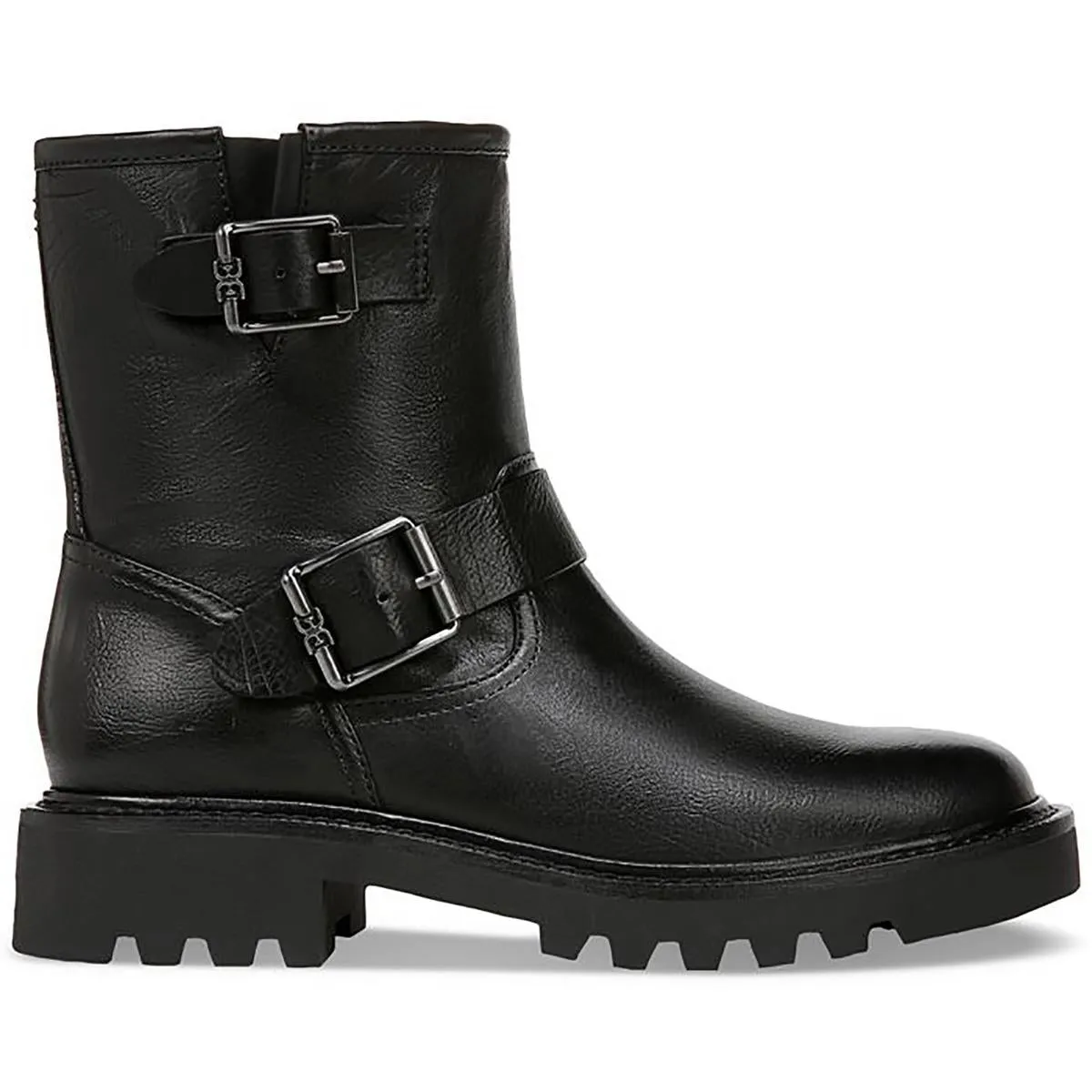 Kinsley Womens Leather Pull On Ankle Boots
