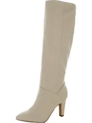Koko Womens Zipper Pointed Toe Knee-High Boots