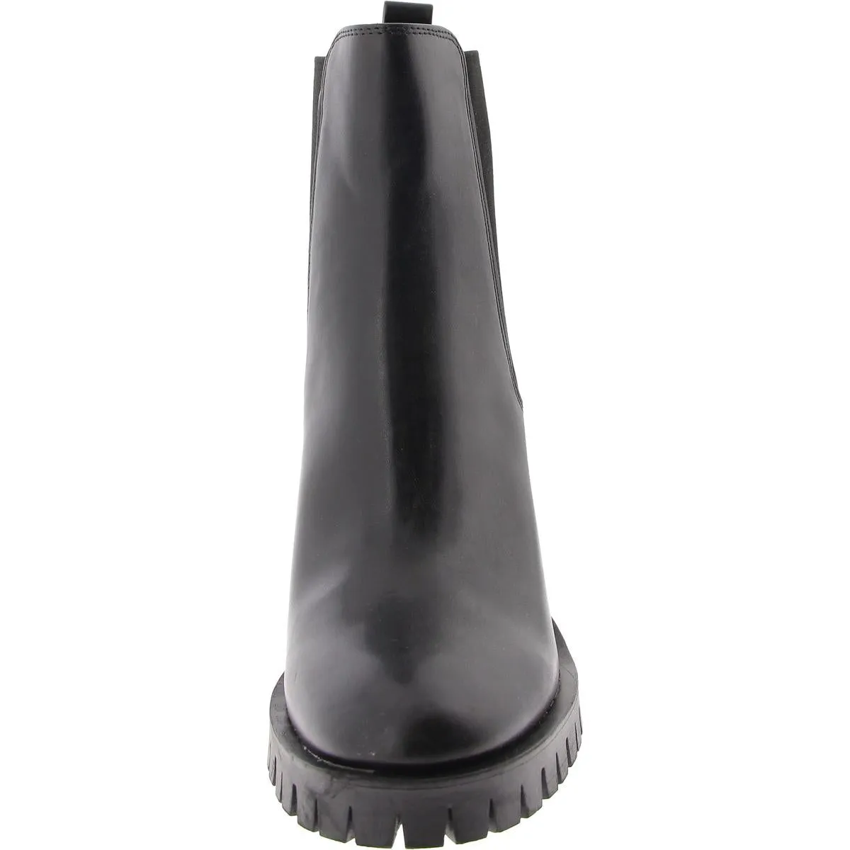Kort 3 Womens Faux Leather Zip Up Ankle Boots