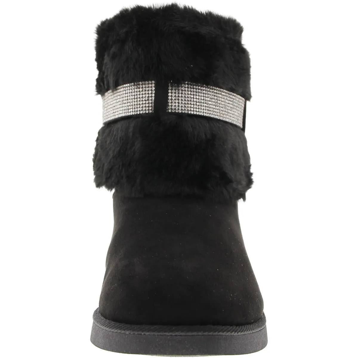 Kursive Womens Faux Fur Faux Suede Booties