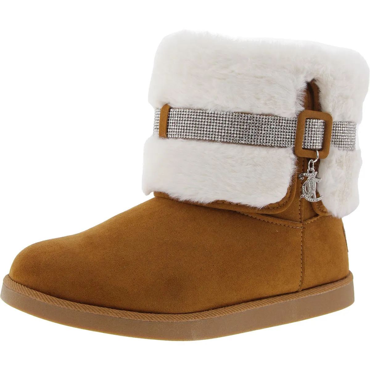 Kursive Womens Faux Fur Faux Suede Booties