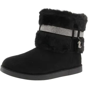 Kursive Womens Faux Fur Faux Suede Booties