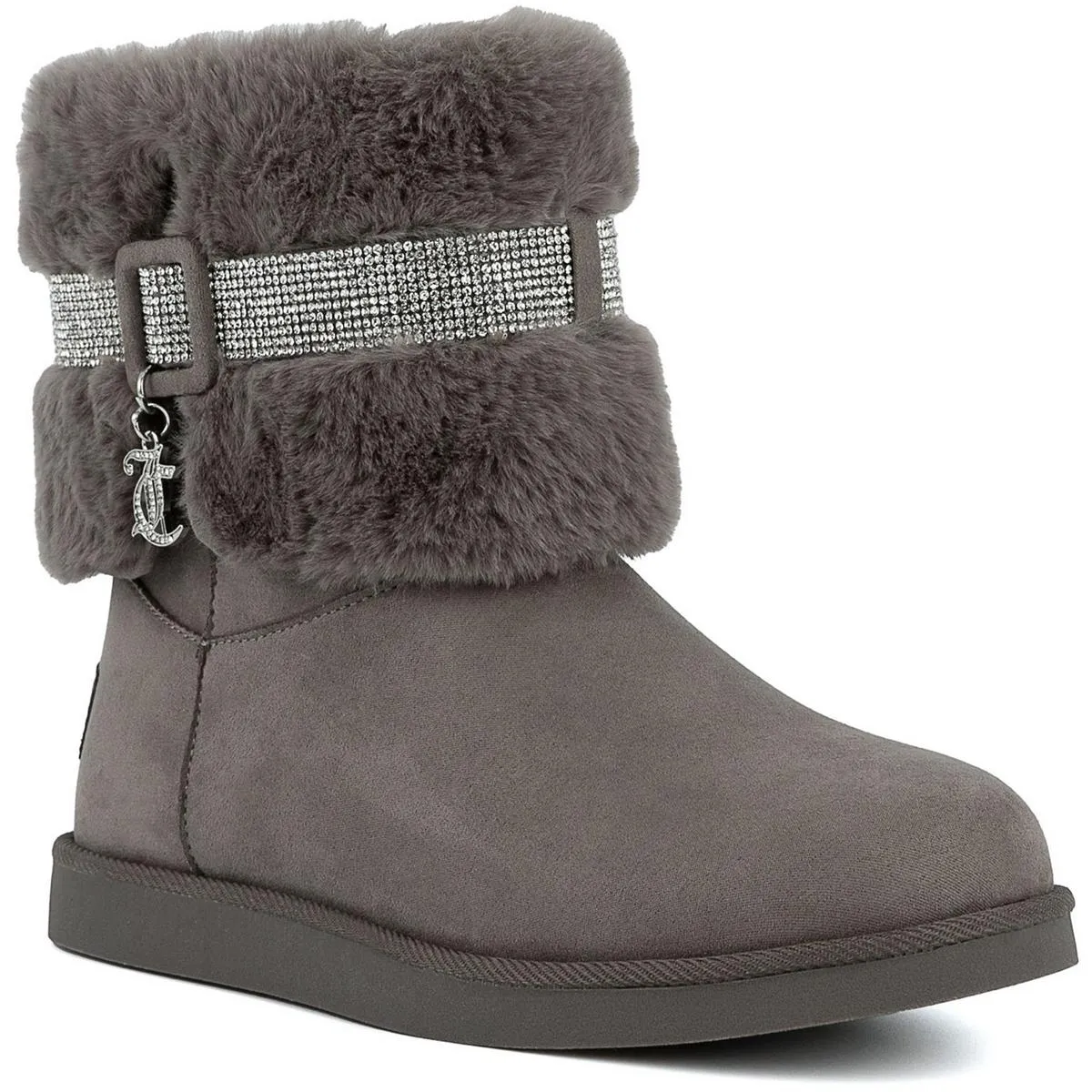 Kursive Womens Faux Fur Faux Suede Booties