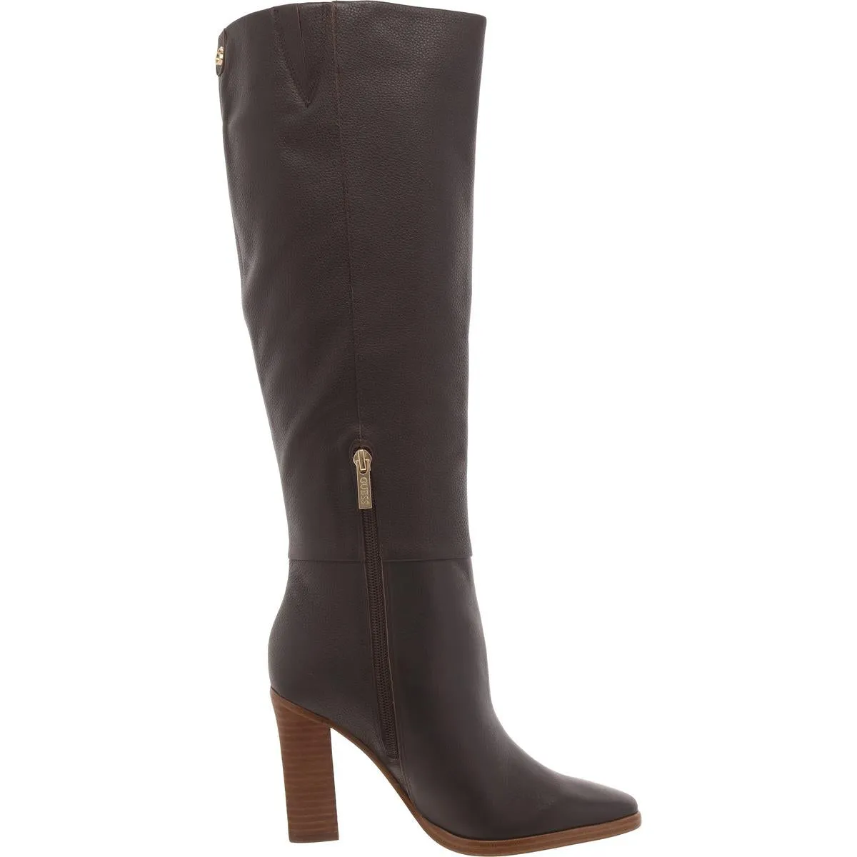 LANNIE Womens Pebbled Leather Knee-High Boots