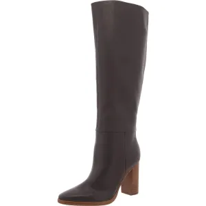 LANNIE Womens Pebbled Leather Knee-High Boots