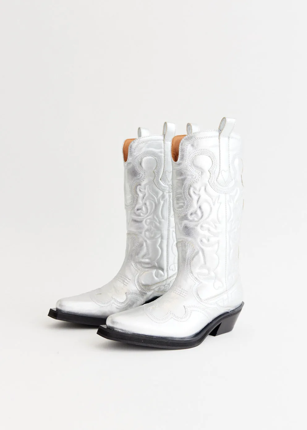 Get It Before ItS Gone, Designed For Movement Mid Shaft Embroidered Western Boots