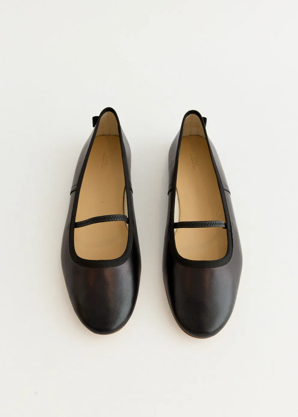 Mesh Swan Ballet Flats