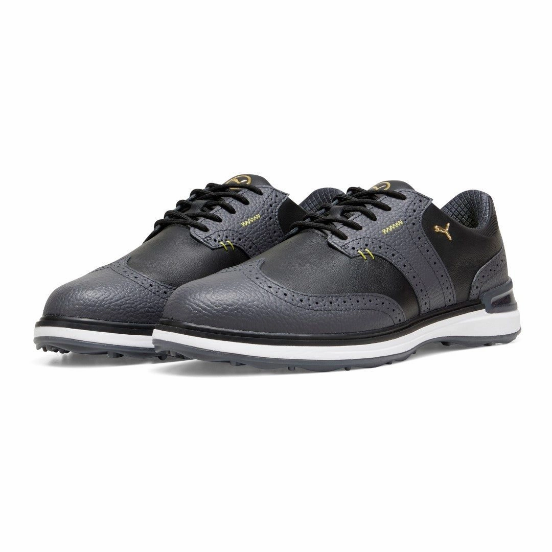 Patent Leather Puma Avant Wingtip Golf Shoes 378824