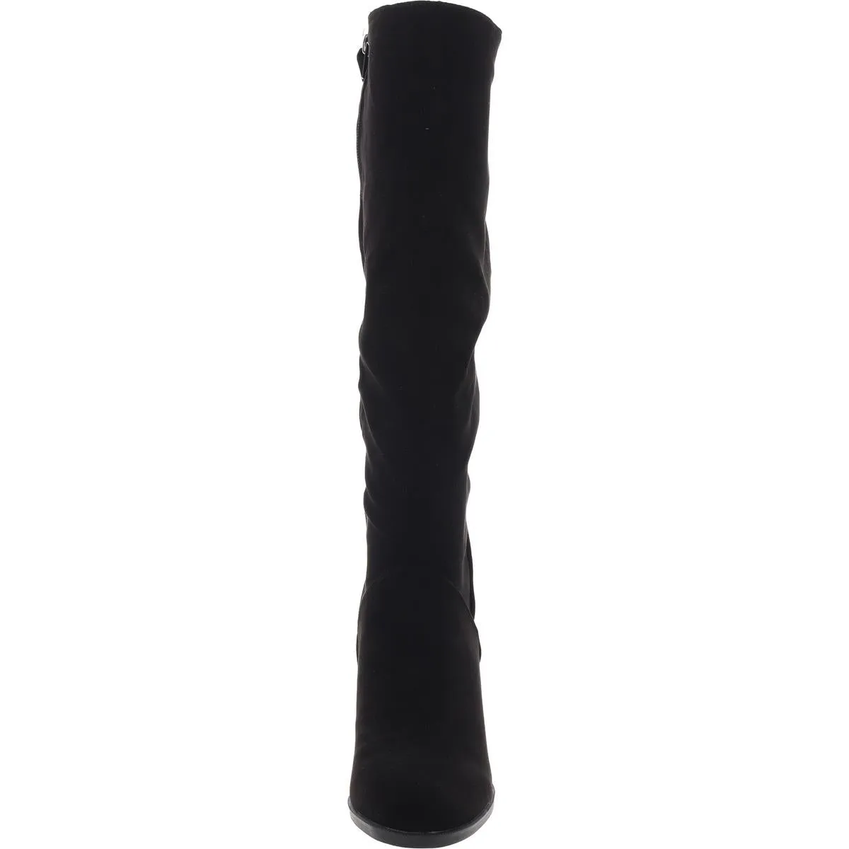Leeda Womens Wide Calf Faux Suede Knee-High Boots