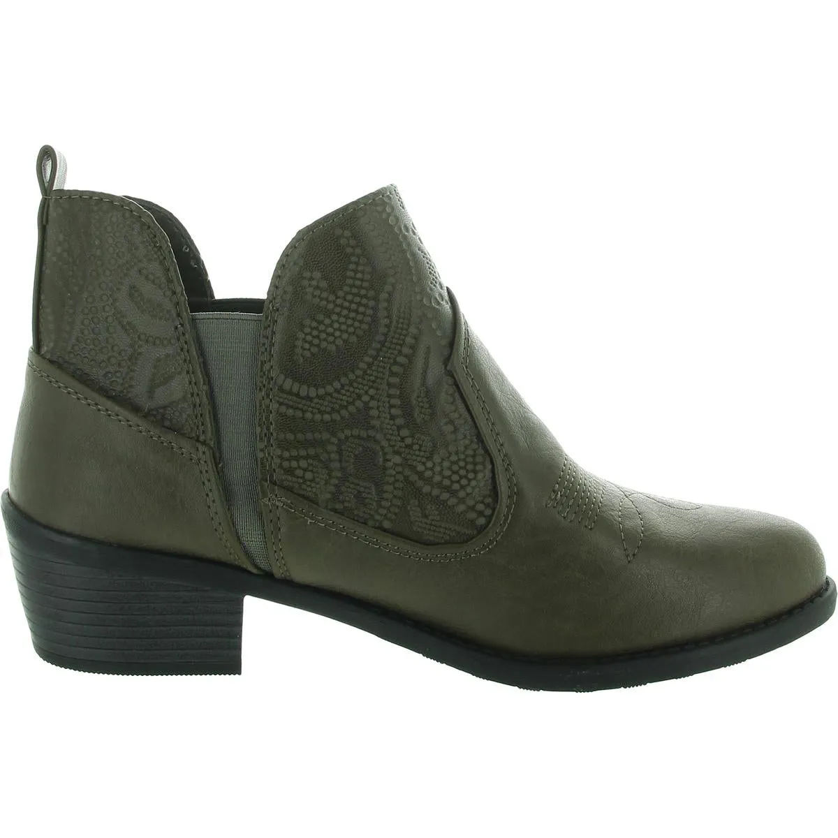 Legand Womens Stretch Manmade Chelsea Boots