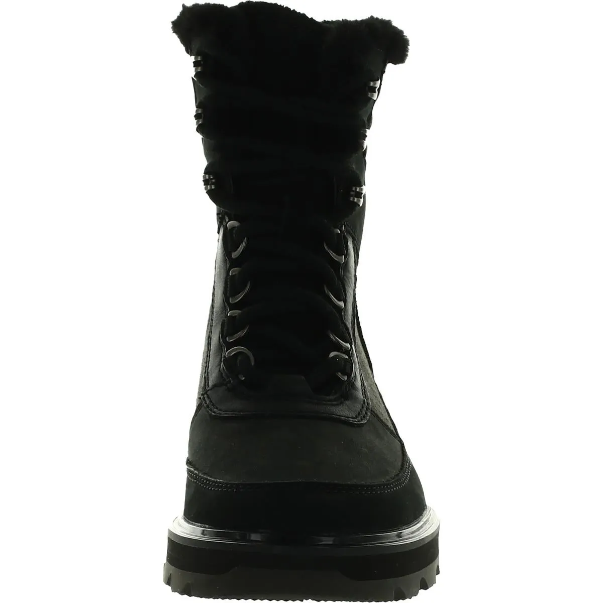Lennox Lace Cozy STKD WP Womens Leather Waterproof Combat & Lace-up Boots