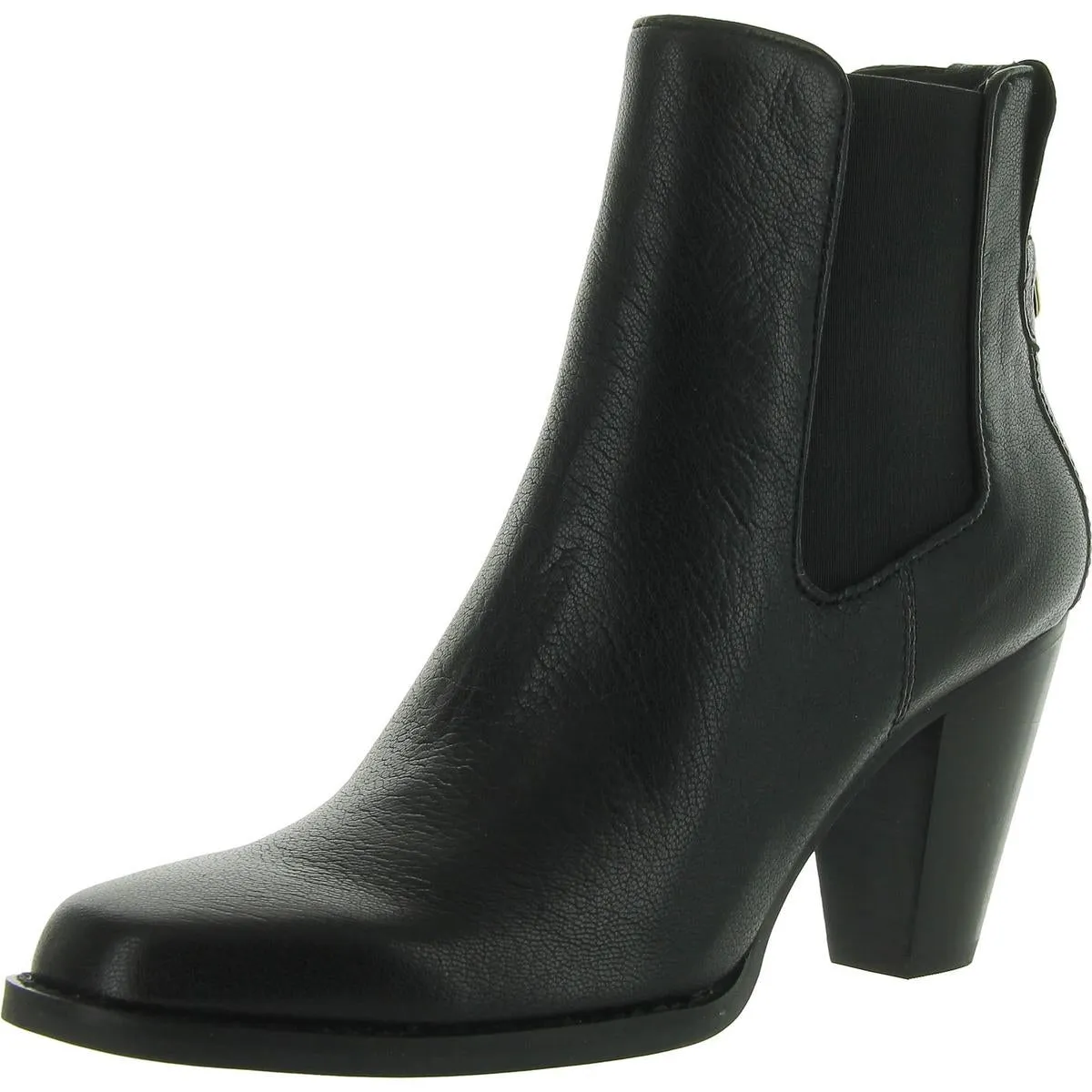 Lido Womens Leather Heels Mid-Calf Boots
