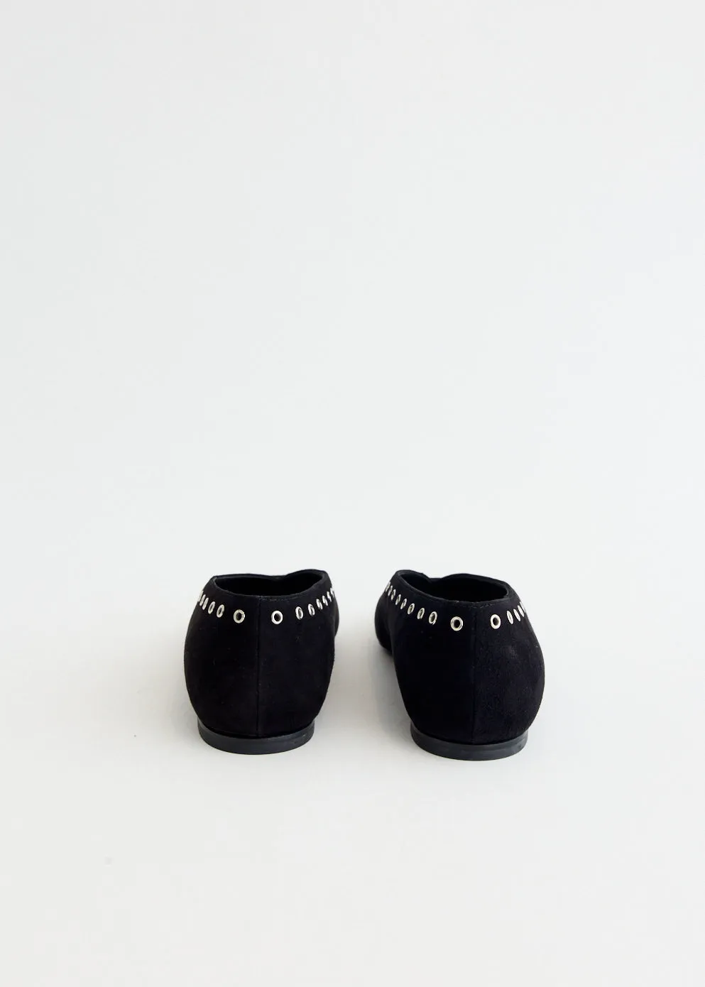 Your Best Companion Suede Lace Up Ballerinas