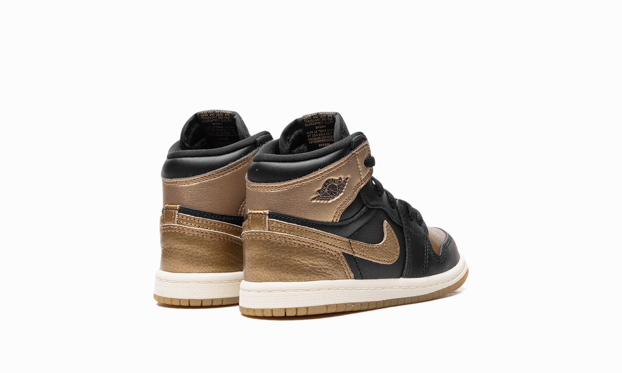 Exterior Pocket, Designed For Movement, On-The-Go Friendly Air Jordan 1 TD "Black Metallic Gold"