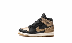 Ultimate Convenience Lightweight Design Air Jordan 1 TD "Black Metallic Gold" Energy Saver Crossbody Purse With Rfid Blocking