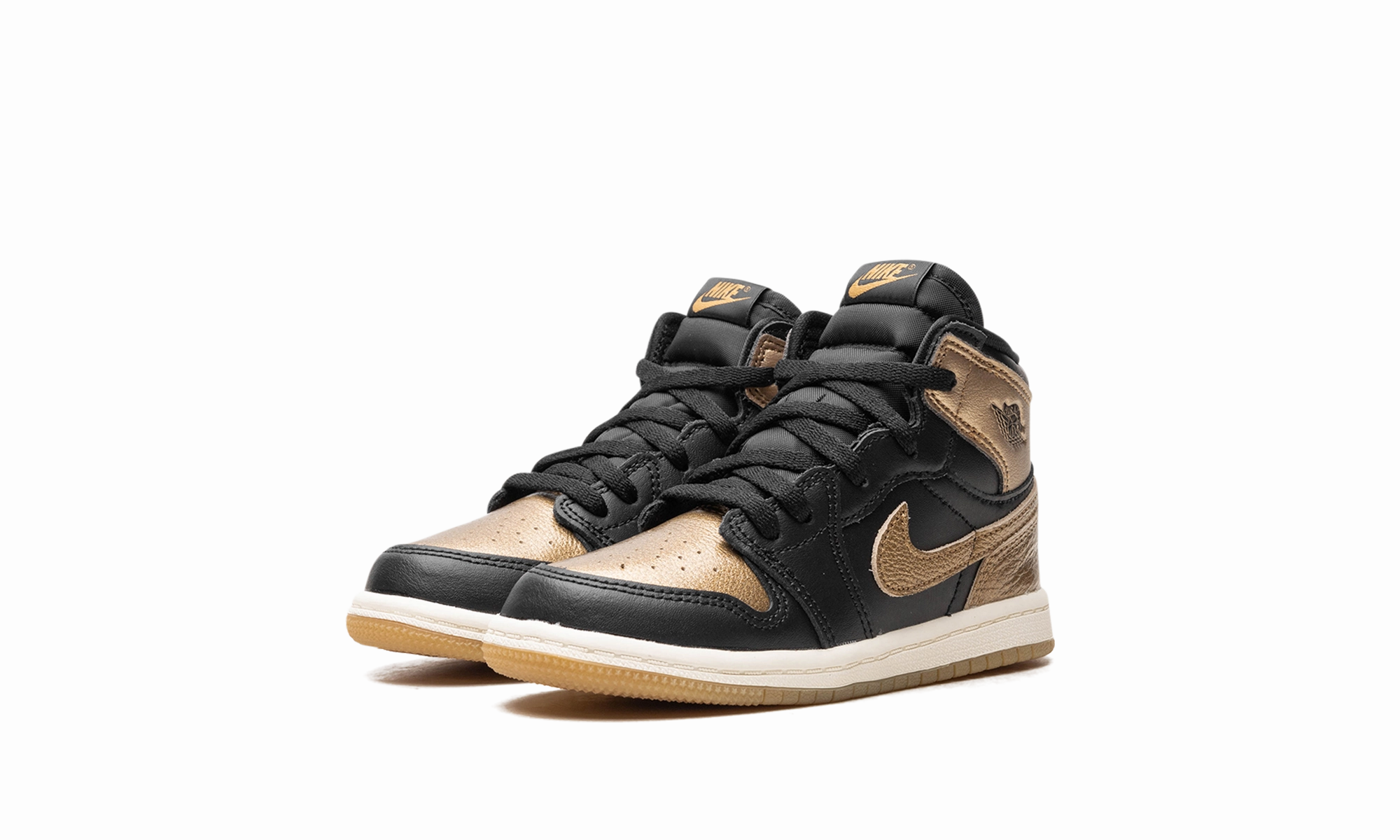 Lightweight Design Air Jordan 1 TD "Black Metallic Gold"