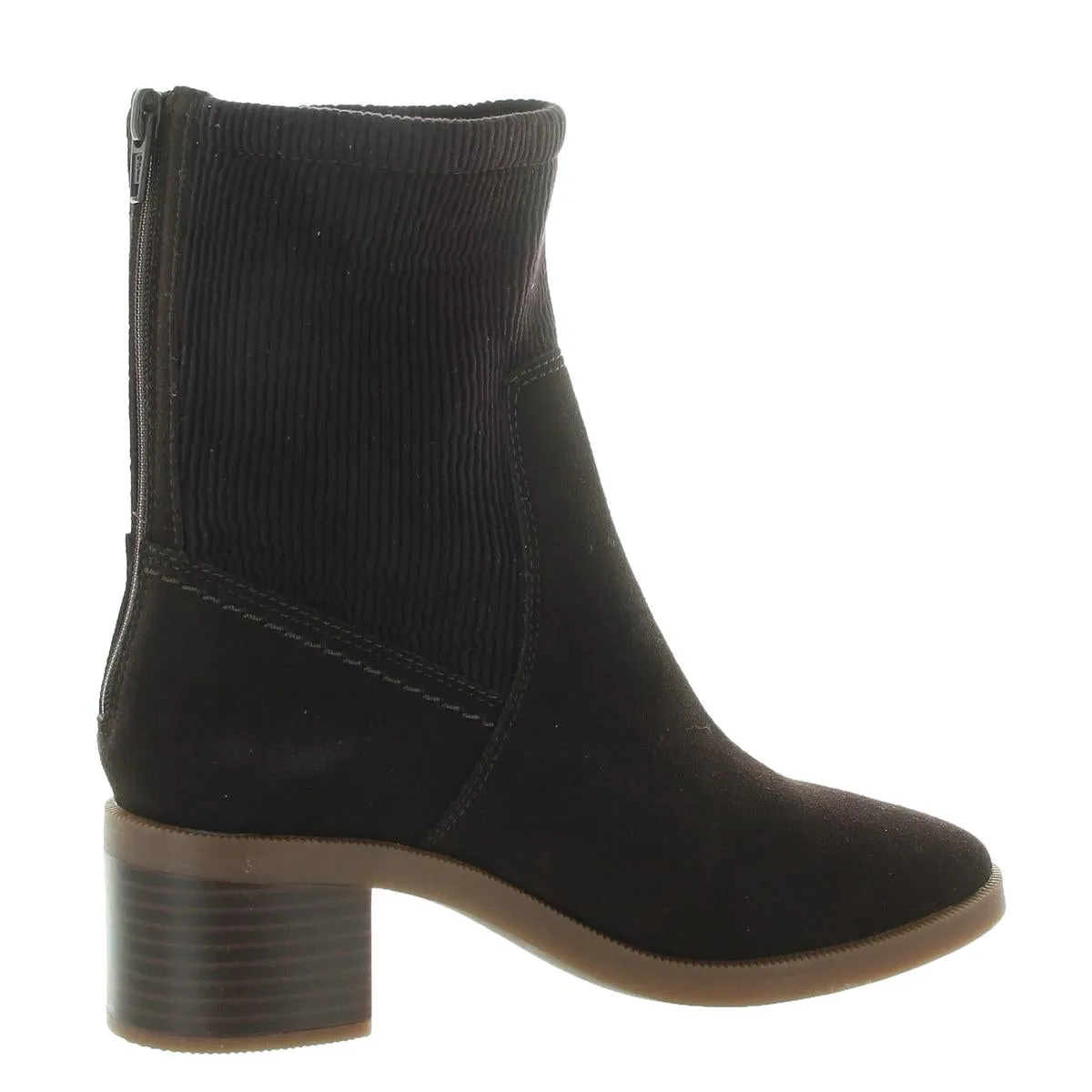 LIL Womens Zipper Manmade Ankle Boots