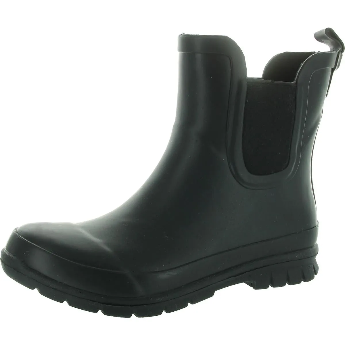 Lily Womens Solid Rubber Rain Boots