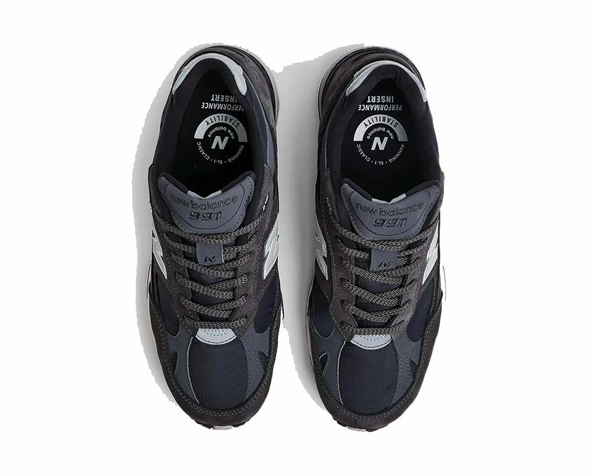 Patent Leather New Balance 991 Made In The UK "Magnet Vulcan"