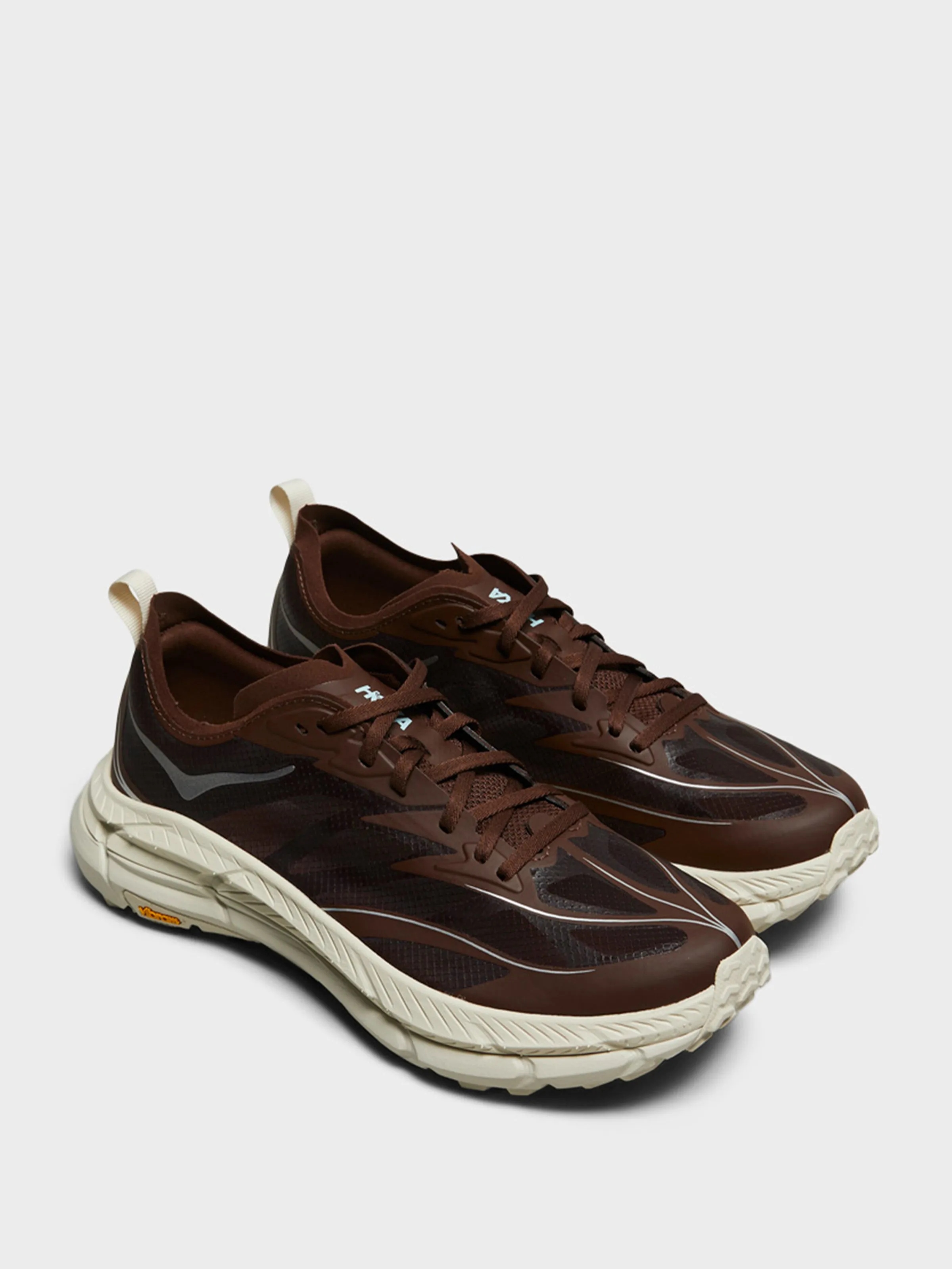 Stylish Yet Functional Mafate Speed 4 Lite U Mafate Sneakers in Cold Brew and Oat Milk