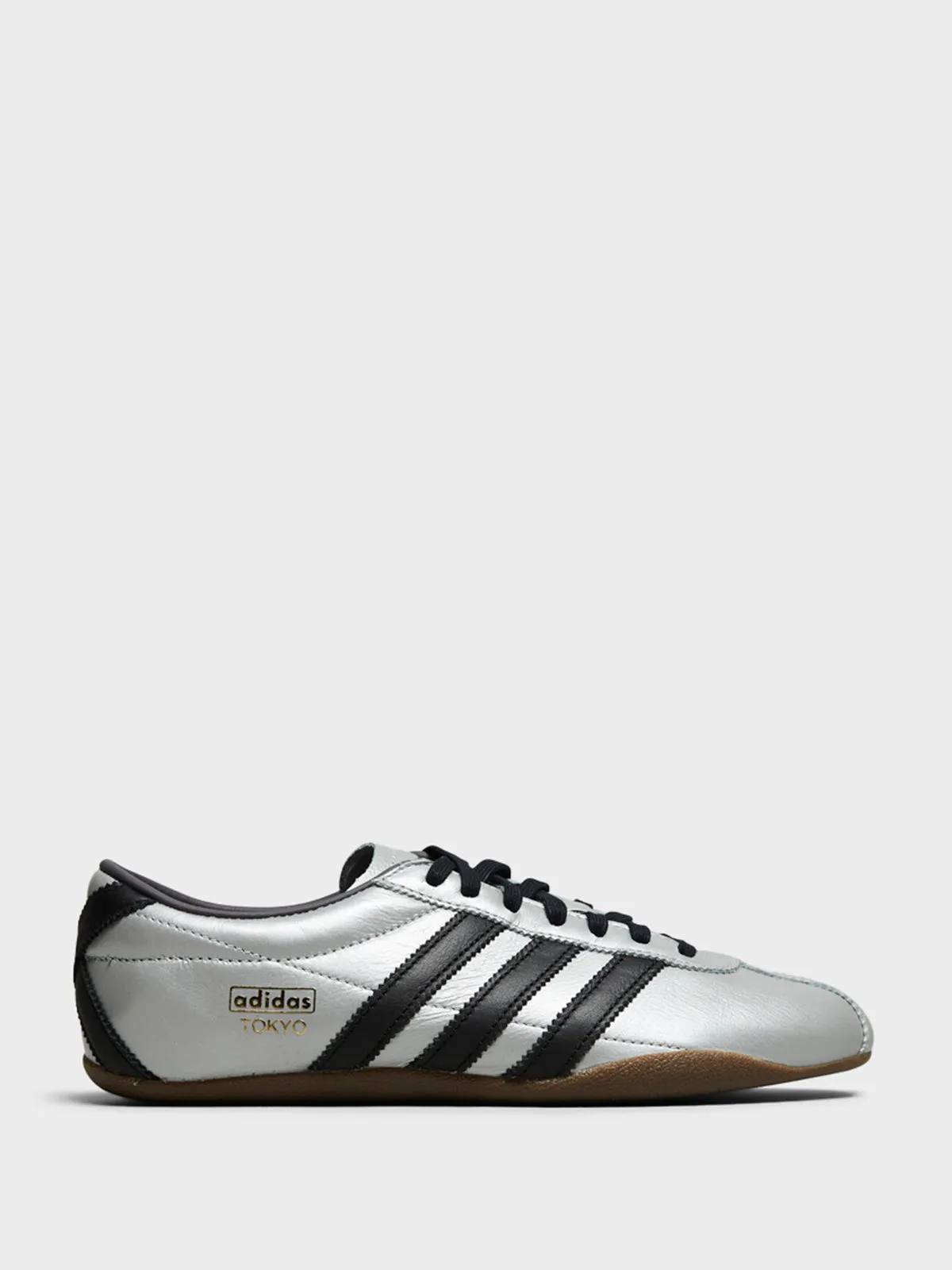 Patent Leather, Designed For Everyday Use Long-term promotion Tokyo Decon Sneakers in Silver Metallic, Core Black and Gum Outdoor Use