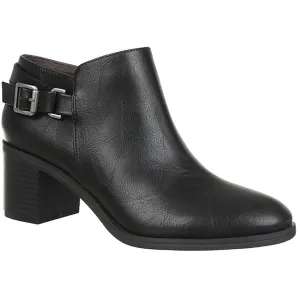 Lorelai Womens Zipper Faux Leather Ankle Boots
