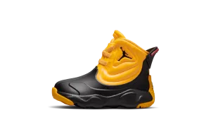 Transparent Pvc Low-maintenance offer Jordan Drip 23 Rain Boot TD "University Gold Black" Striped pattern deal