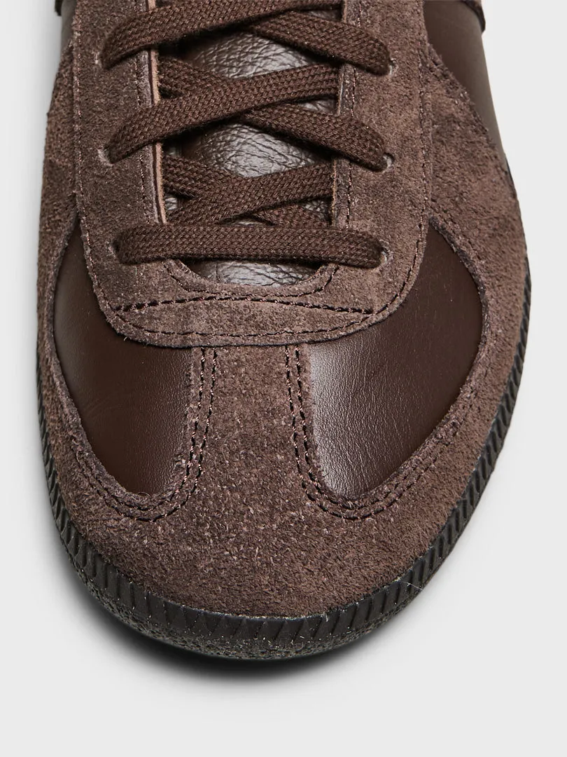 BW Army Sneakers in Dark Brown, Dark Brown and Night Brown Next-Level Comfort, Mini Handbag For Evening Events, Cork