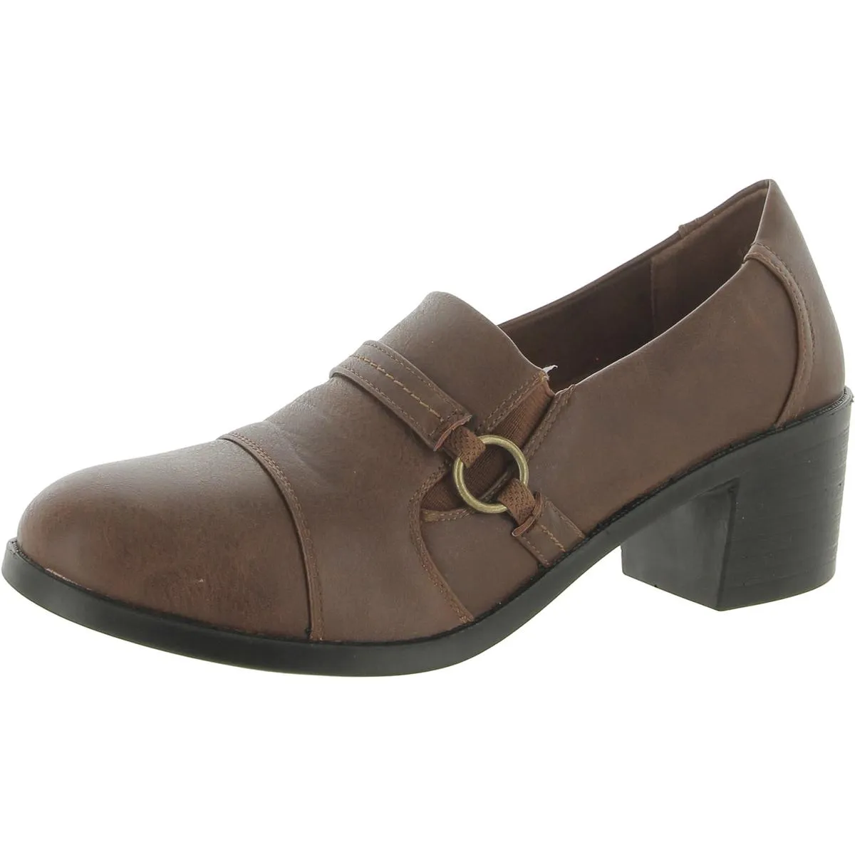 LUKA Womens Faux Leather Zipper Shooties