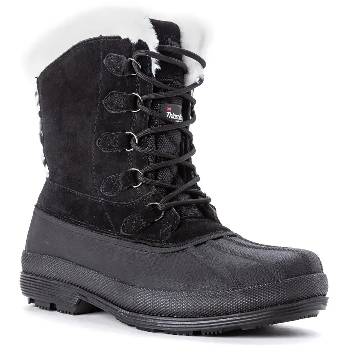Lumi Tall Lace Womens Cold Weather Leather Winter Boots