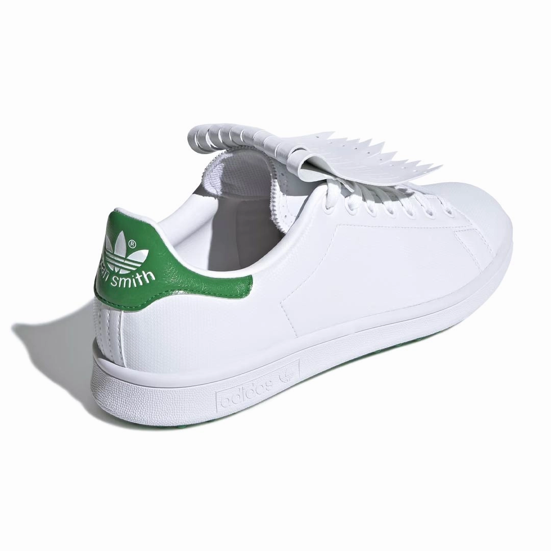adidas - Men's Stan Smith Primegreen Spikeless Golf Shoes (Q46252) DonT Wait, Elevate, Lightweight, Straw