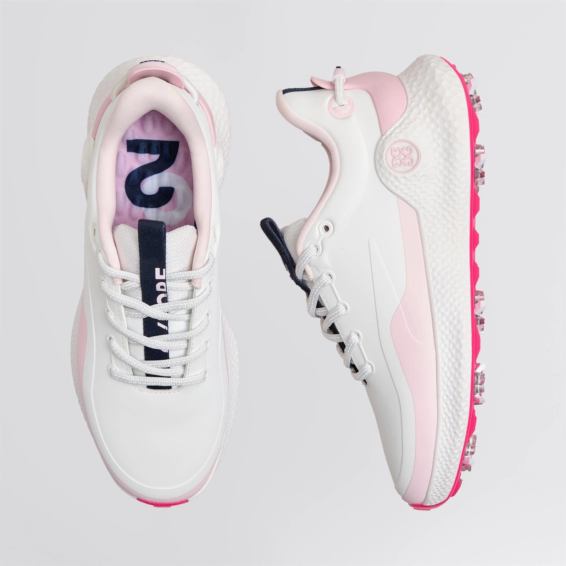 Claim Your Style O2 TPU Upper Golf Shoes Snow/Blush Girls Pink Crossbody Purse