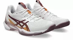On-The-Go Friendly Asics Women's Solution Speed FF 3 (White/Mauve)