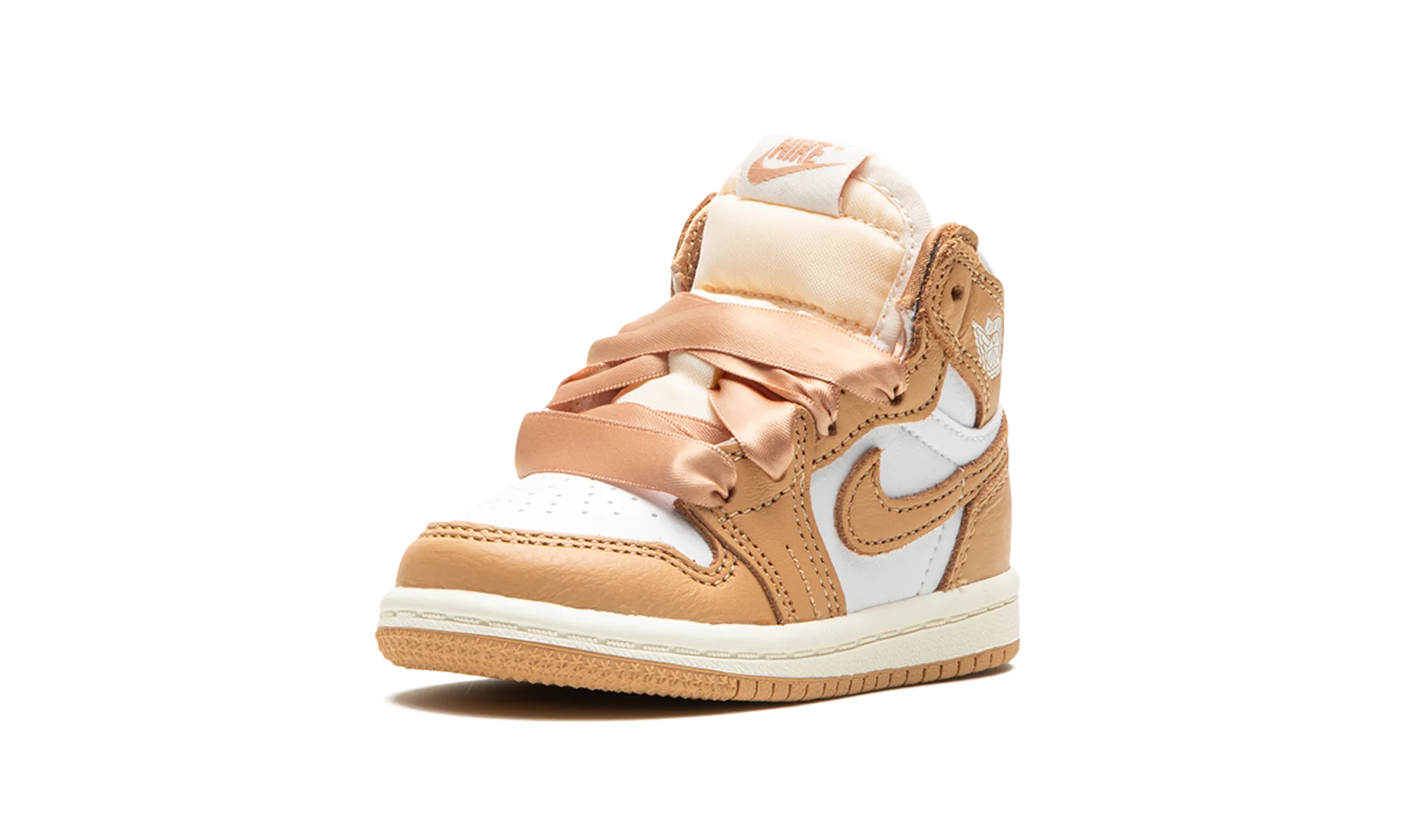 Air Jordan 1 Retro High OG TD "Praline" High-End Evening Clutch Purse, Timeless Look, Metallic Silver Clutch Purse