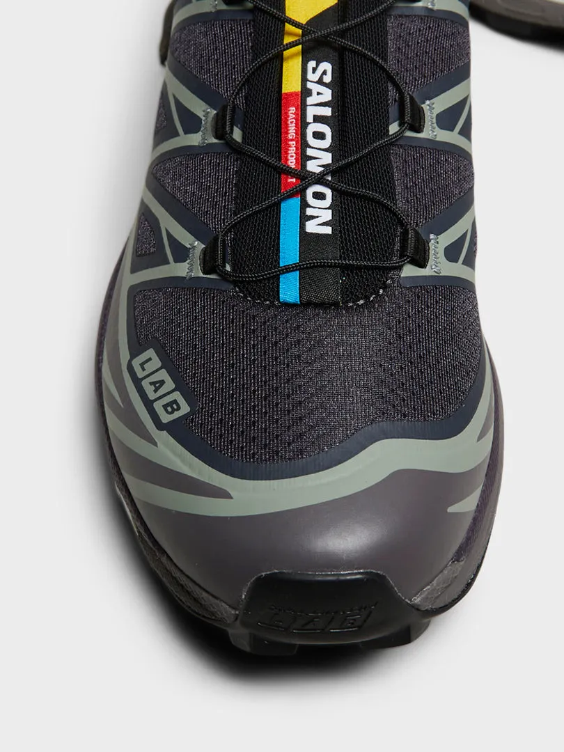 Expandable XT-6 Sneakers in Nine Iron, Excalibur and Plum Perfect Back Slot